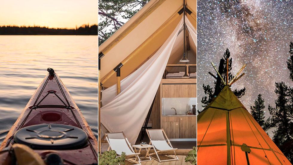 SvD Resor listar bästa platserna för glamping – exklusivt tältboende.
