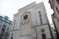 Synagogan i Stockholm.