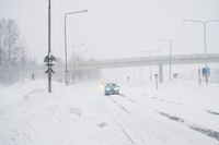 Det blir besvärligt väder i norra Sverige. Arkivbild.