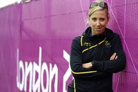 Lisa Nordén i London. Fyra års triathlonträning ska snart ge resultat.