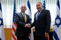 USA:s försvarsminister Mattis träffade Israels försvarsminister Avigdor Lieberman i Tel Aviv förra fredagen.