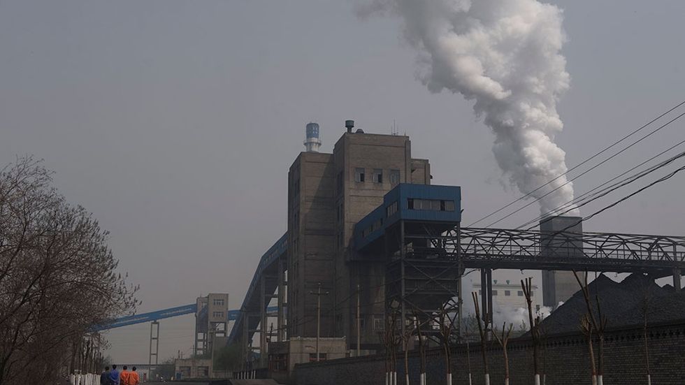En bild från staden Linfen i Shanxi-provinsen i Kina, en av världens mest förorenade städer. Den Gröna klimatfonden är tänkt som en nyckelaktör inom klimatfinansiering, för att ge stöd till utsläppssänkande åtgärder.
