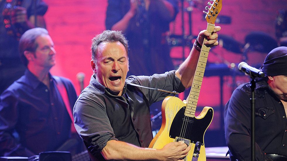 Bruce Springsteen med E Street Band i New York.