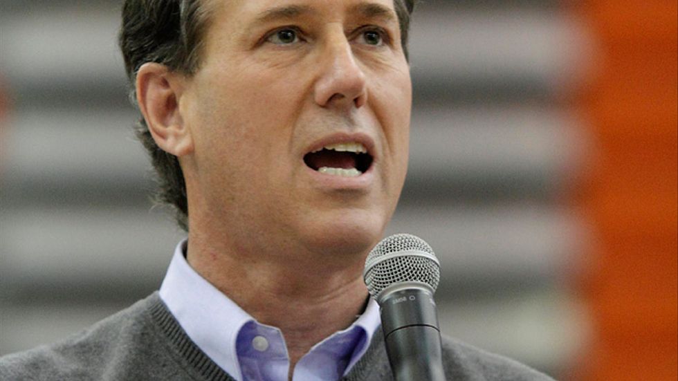 Före detta senatorn Rick Santorum