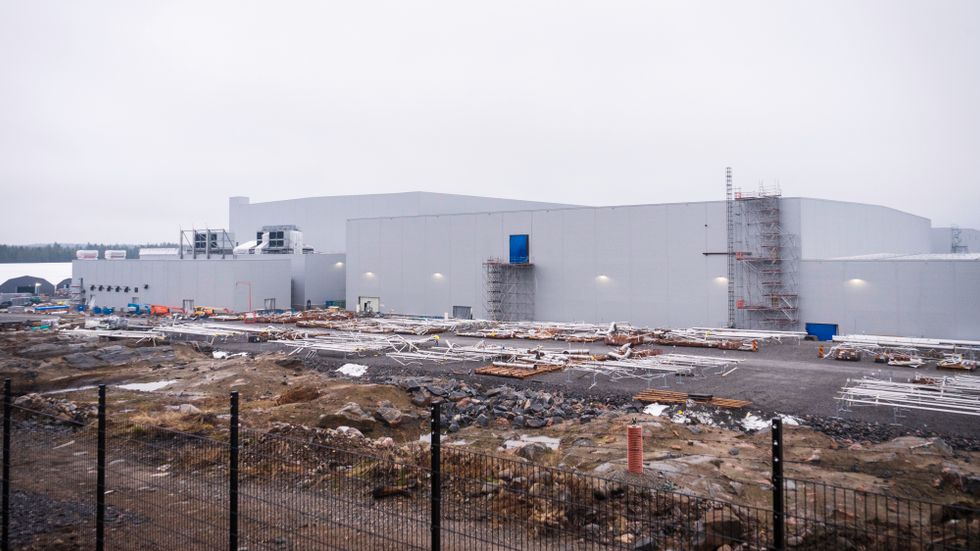 Northvolts fabrik i Skellefteå.