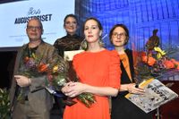 Magnus Västerbro, Linn Spjuth, Linnea Axelsson och Emma Adbåge är årets pristagare på Augustgalan.
