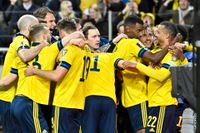 Om Sverige tar sig till VM i Qatar väntas stora prispengar. Arkivbild.