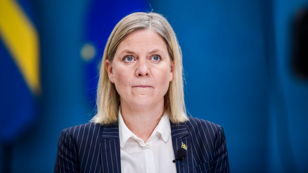 Finansminister Magdalena Andersson (S) säger att L-ledarens modell skulle skapa underskott.
