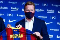 Ronald Koeman är presenterad som Barcelonas nye tränare.