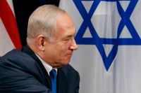 Israels premiärminister Benjamin Netanyahu i möte med USA:s president Donald Trump.