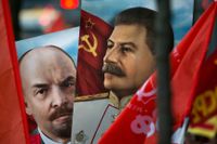 Lenin och Stalin. Båda är delar av Vänsterpartiets historiska arv. 