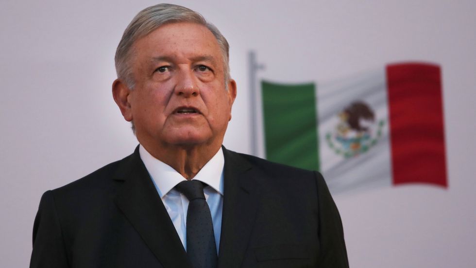 Mexikos president Andrés Manuel López Obrador, här på en bild från december i fjol.