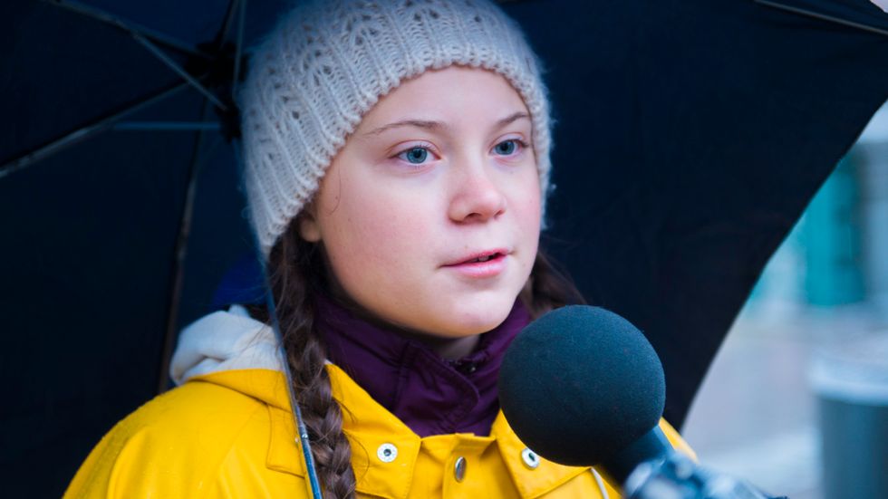 Greta Thunberg ska inte ha fått någon information om hur hennes namn användes. Arkivbild.