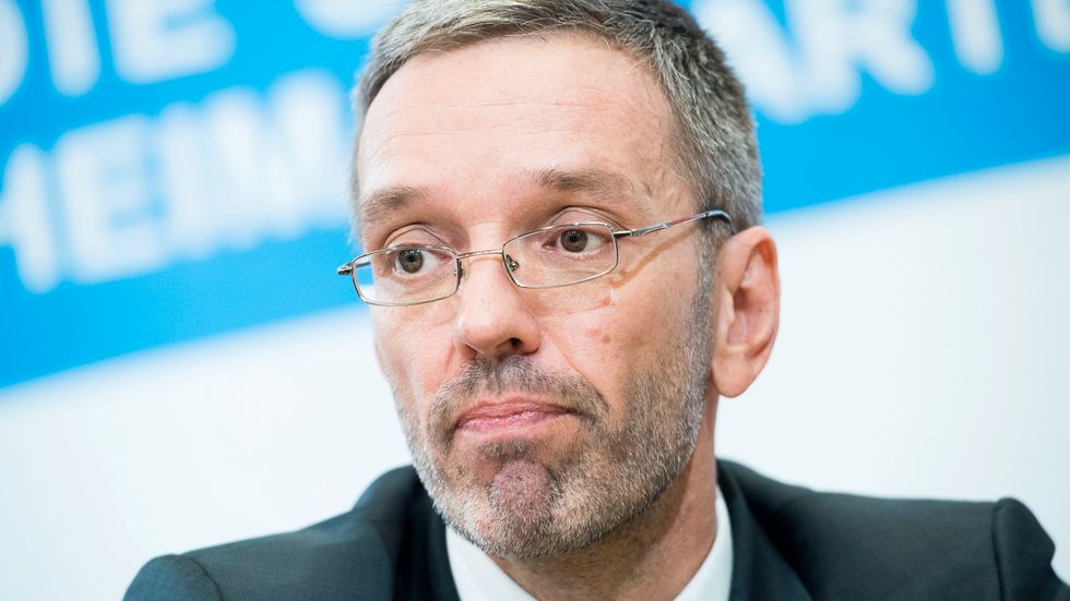 Herbert Kickl är favorittippad att ta över som FPÖ-ledare i Österrike efter Norbert Hofer. Arkivbild.
