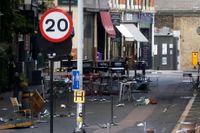 Borough Market i London efter attacken. Arkivbild.