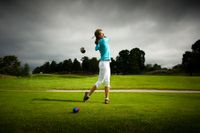Med tillräckligt mycket övning automatiseras kroppsminnet. Fastän Catrin Nilsmark har slutat som professionell golfspelare, sitter kunskapen kvar. ”När jag går ut och spelar i dag, utan press, kan jag till och med spela bättre än när jag tävlade.”