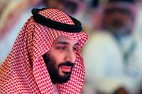 Låg Mohammed bin Salman bakom mordet? Bild på kronprinsen vid en stor investeringskonferens i Riyad i slutet av oktober, tre veckor efter mordet i Istanbul. Arkivbild.