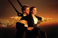 Leonardo Di Caprio och Kate Winslet i filmen Titanic som nu har premiär i 3D.