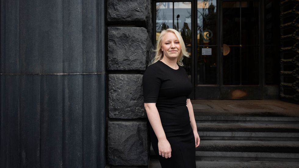 Amanda Sundström, tidigare Riksbanken, numera ränte- och valutastrateg på SEB. 