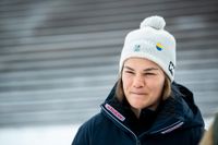 ÅRE 2020-03-11 Alpina skidåkaren Anna Swenn-Larsson inför säsongens sista tävling i världscupen som inleds med parallellslalom i Åre. Foto: Pontus Lundahl / TT / kod 10050