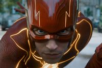 Ezra Miller som The Flash. 