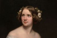Jenny Lind, porträtt av den tyske målaren Eduard Magnus från 1862.