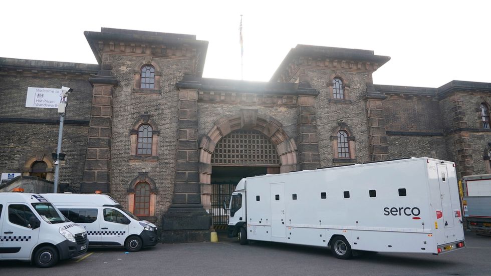 Wandsworth-fängelset i södra London som mannen rymde ifrån i onsdags.