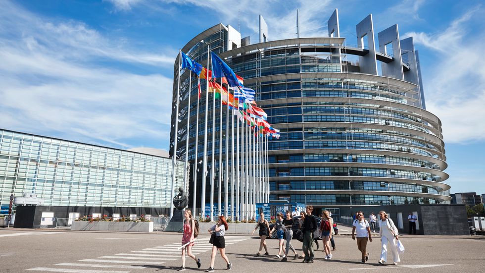 Europaparlamentet i Strasbourg. Arkivbild.