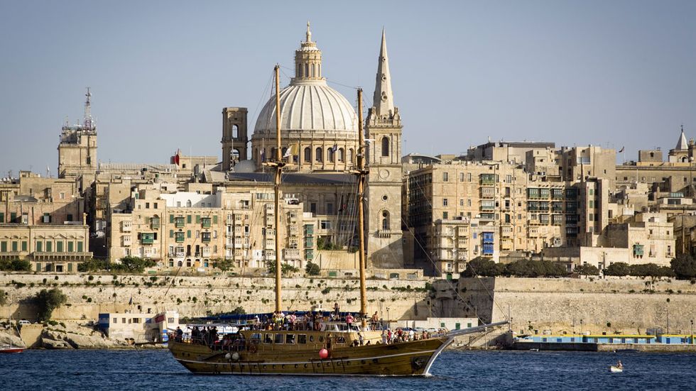 Maltas huvudstad Valetta.