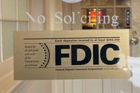 Bankövervakningsmyndigheten FDIC. Arkivbild.
