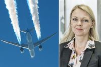 Piloten Björn Lundström, som tagit flygplansbilden, har tillsammans med psykologen Cecilia Gustafsson skrivit boken ”Flygrädd? Övervinn din rädsla med ACT”.