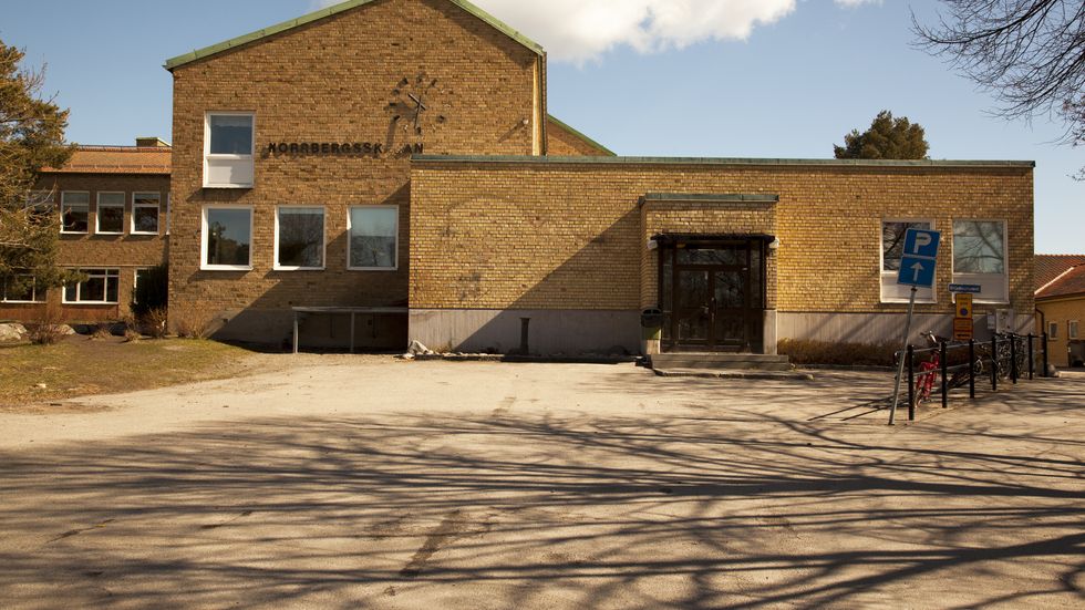 I Vaxholm utanför Stockholm bråkas det om Norrbergsskolan.
