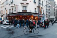 La Carillon, en av de restauranger som attackerades den 13 november, slog åter upp dörrarna i januari i år.