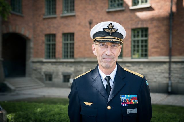 Micael Bydén, Sveriges överbefälhavare och högsta militära chef. Han har suttit på posten sedan 2015. 