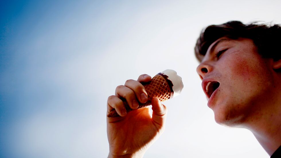 Svenskarna köpte mer glass än någonsin under pandemiåret 2020. Arkivbild.