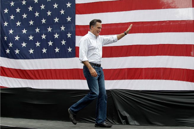 Den republikanske presidentkandidaten Mitt Romney genomgick en politisk metamorfos vid 57 års ålder, skriver Erik Åsard.