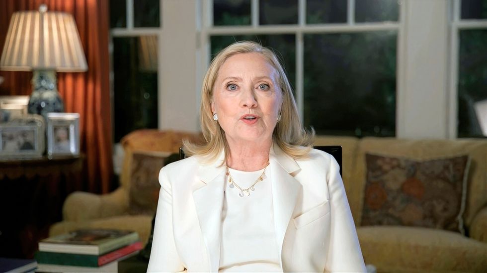 Hillary Clinton, före detta utrikesminister och presidentkandidat för Demokraterna, under partiets konvent förra veckan.