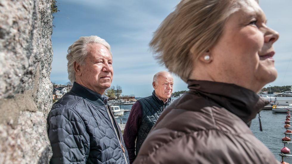 Tiit Vaalundi, Anders Almgård och Maria Almgård Bertland.