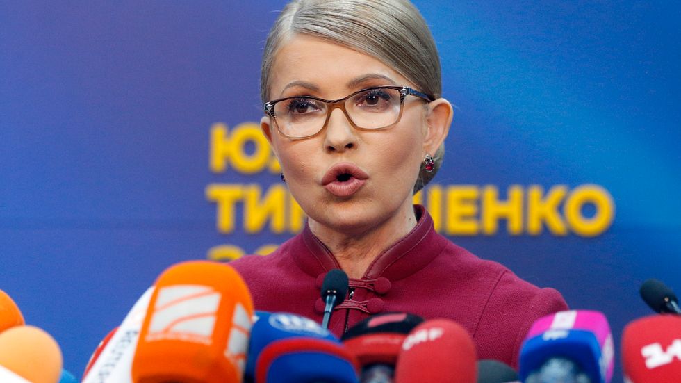 Den tungt meriterade ukrainska politikern Julia Tymosjenko. Arkivbild.