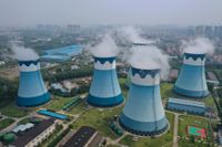 Kolkraftverk i Nanjing, Kina. 