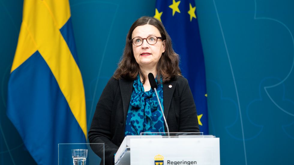 Utbildningsminister Anna Ekström (S). 