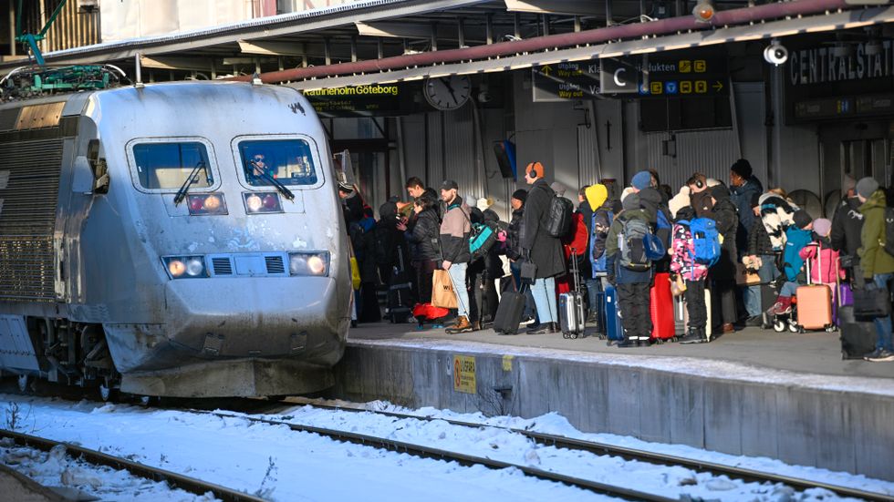 December blev en tuff månad för hela järnvägsbranschen, enligt Anna Ericsson, verksamhetsområdeschef på Trafikverket. Arkivbild.