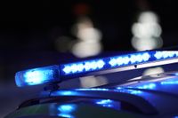 Två poliser har förts till sjukhus efter en kollision i samband med en biljakt nära Ronneby. Arkivbild.