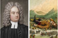 Jonathan Swift (1667–1745) var redan känd som stridbar debattör när han gav ut ”Gullivers resor” 1726.  