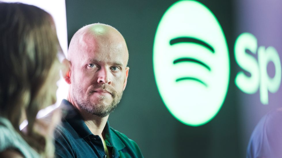 Daniel Ek grundade Spotify som 23-åring. Han är än i dag bolagets vd.