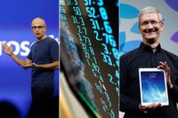 På tisdagkvällen presenterar jättarna Microsoft och Apple sina delårsrapporter.
