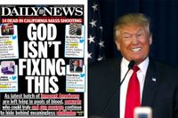 Daily News förstasida – med gliring till bland annat Donald Trump.