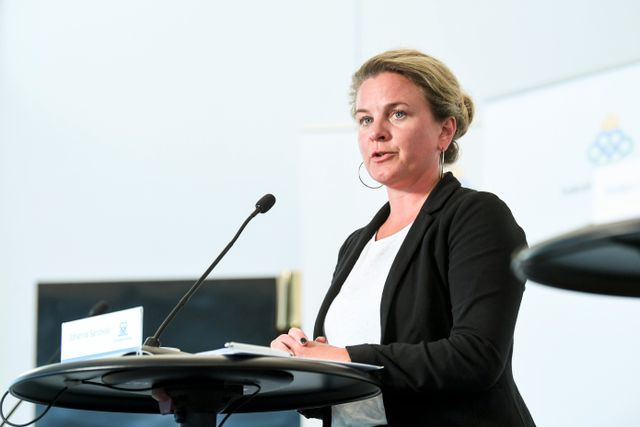 Johanna Sandwall, krisberedskapschef vid Socialstyrelsen.