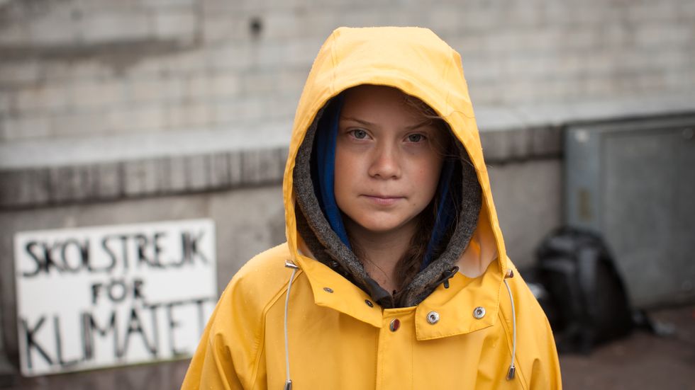 Greta Thunberg är huvudperson i ”Greta”.