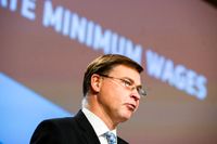 Lettländaren Valdis Dombrovskis är EU:s handelskommissionär